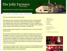Tablet Screenshot of jollyfarmersnorfolk.co.uk